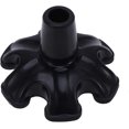 thumbnail image 1 of Rubber Cane Tip Self Standing Support Base Foot Pad Replacement 6 Leg Attachment For Terrain Walking Stick(1pc, Black) Riilq, 1 of 3
