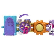 Polly Pocket Toys, Bracelet Treasures Wearables with Snap-Together Sections and Micro Doll