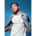 thumbnail image 2 of Thankful For God Who Loves Me Men T-Shirt, Male Medium, 2 of 4