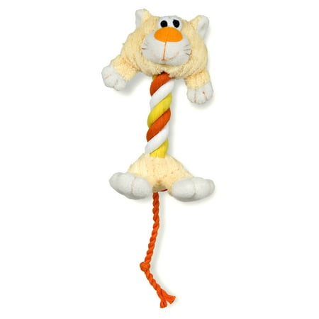 Hartz Heads N Tails Blue Plush Tiny Dog Skinny Neck Plush Dog Toy 1 pk