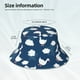 thumbnail image 3 of Balery Cute Goose On Blue Sky Sombreros para el sol para hombre y mujer, sombrero de pescador con UPF 50+, 3 of 6
