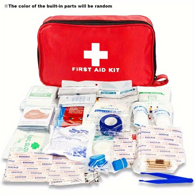 First Aid Kit Multi-purpose Emergency Supplies Portable Bag, For Outdoor Hunting, Hiking, Camping And More