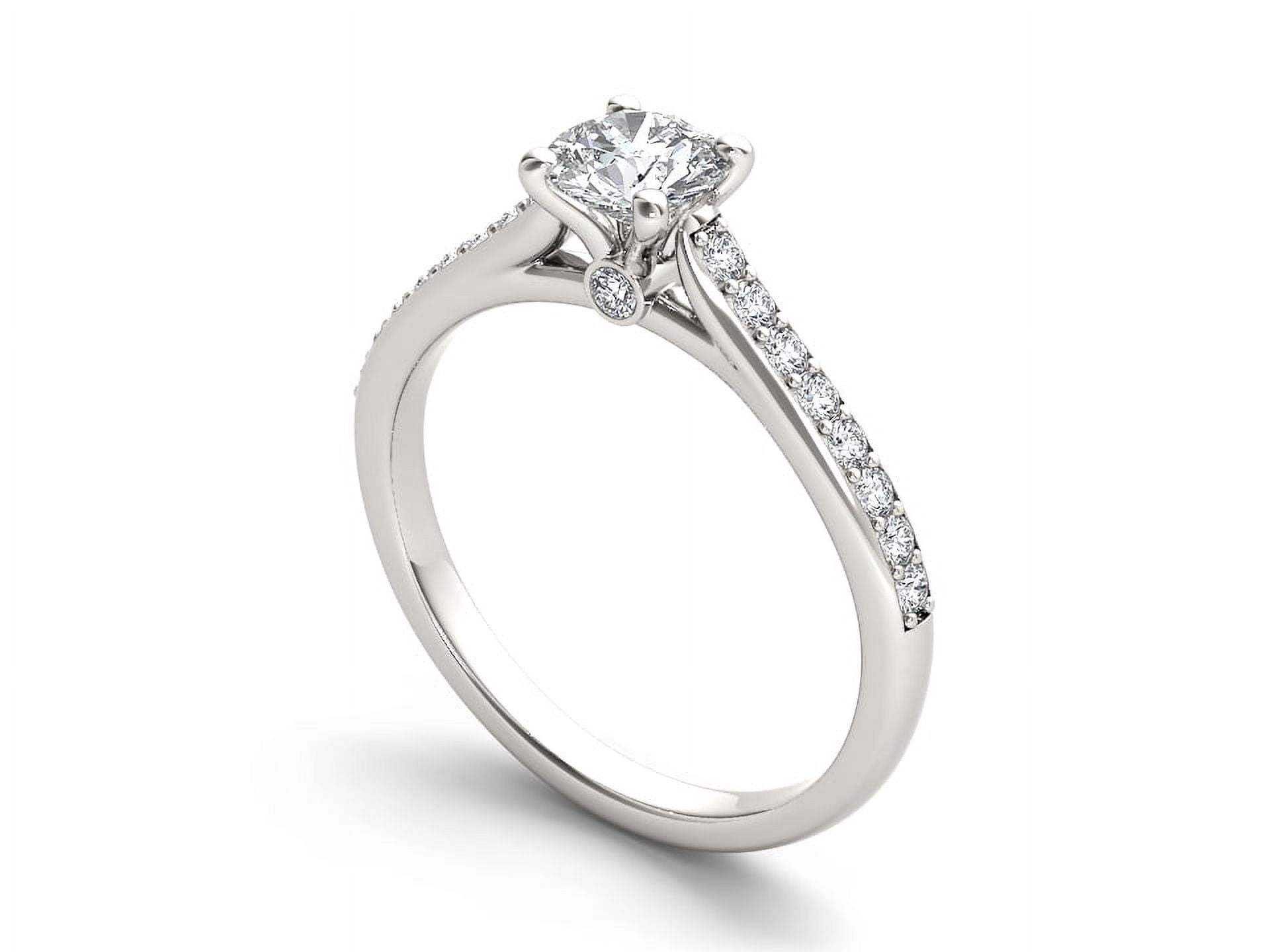 1 Carat T.W. Diamond Classic 14kt White Gold Engagement Ring