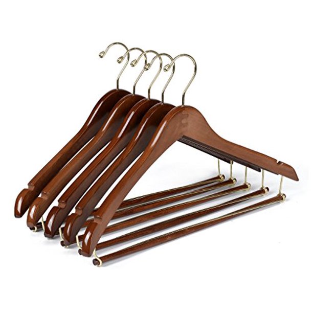 Quality Hangers Wooden Hangers Beautiful Sturdy Suit Curved Hangers