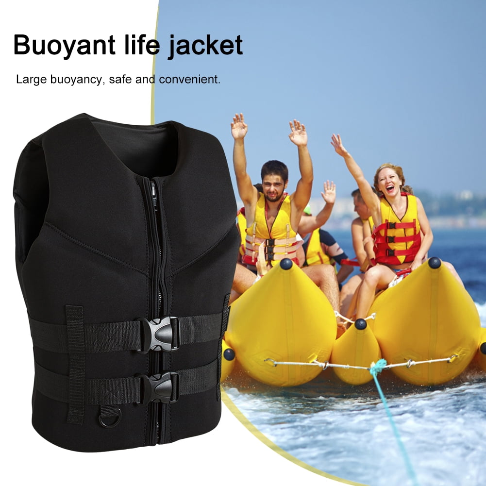 GEjnmdty Adults Life Jacket Neoprene Safety Life Vest for Water Ski