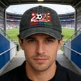 thumbnail image 6 of SPOORYYO Cup Soccer Hat 2026 Retro Print Soccer Fan Baseball Cap Adjustable Football Supporters Hat for Men Women Celebrate the Historic Event USA CAN MEX 2026 Host, 6 of 8