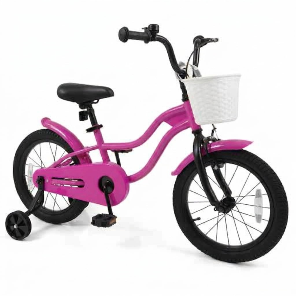 Redsmile Kids Bike 12 Inch with Training Wheels for Toddlers Boys Girls Ages 3-4 Years Old, 12 Inch Kids Bicycle with Adjustable Seat and Coaster Brake, Beginner Kids Bike, Multicolor