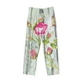 thumbnail image 4 of Fotbe Vintage Wood Background with Floral Men's Pajama Pants,Sleepwear Pants,Pj Bottoms Drawstring And Pockets-Medium, 4 of 9