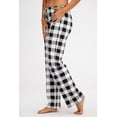 thumbnail image 4 of DEVOPS 2 Pack Women's Star Cotton Pajama Pants Sleepwear (Large, Black/Blue), 4 of 7