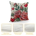 thumbnail image 4 of PHYHOO Valentine's Day Decorative Throw Pillow Covers , Rose Flower Cushion Case Decor, More Wedding Holiday Home Decoration for Sofa Couch, 4 of 5