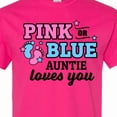 thumbnail image 4 of Inktastic Pink or Blue Auntie Loves You T-Shirt, 4 of 5