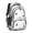 Black and White, variant on Black and White Cat Head Backpack for School, Cute School Bag with Adjustable Shoulder Straps and Padded Back, 16.9"x12.6"x5.9"