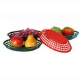 thumbnail image 4 of 6pcs Plastic Ellipse Basket Bread Basket French Fries Snacks Container for Home Kitchen (Assorted Color), 4 of 6