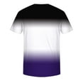 thumbnail image 4 of Handshe Men's Casual Round Neck Gradient Sport Short - Sleeve T - Shirt for Daily & Outdoor, 4 of 5