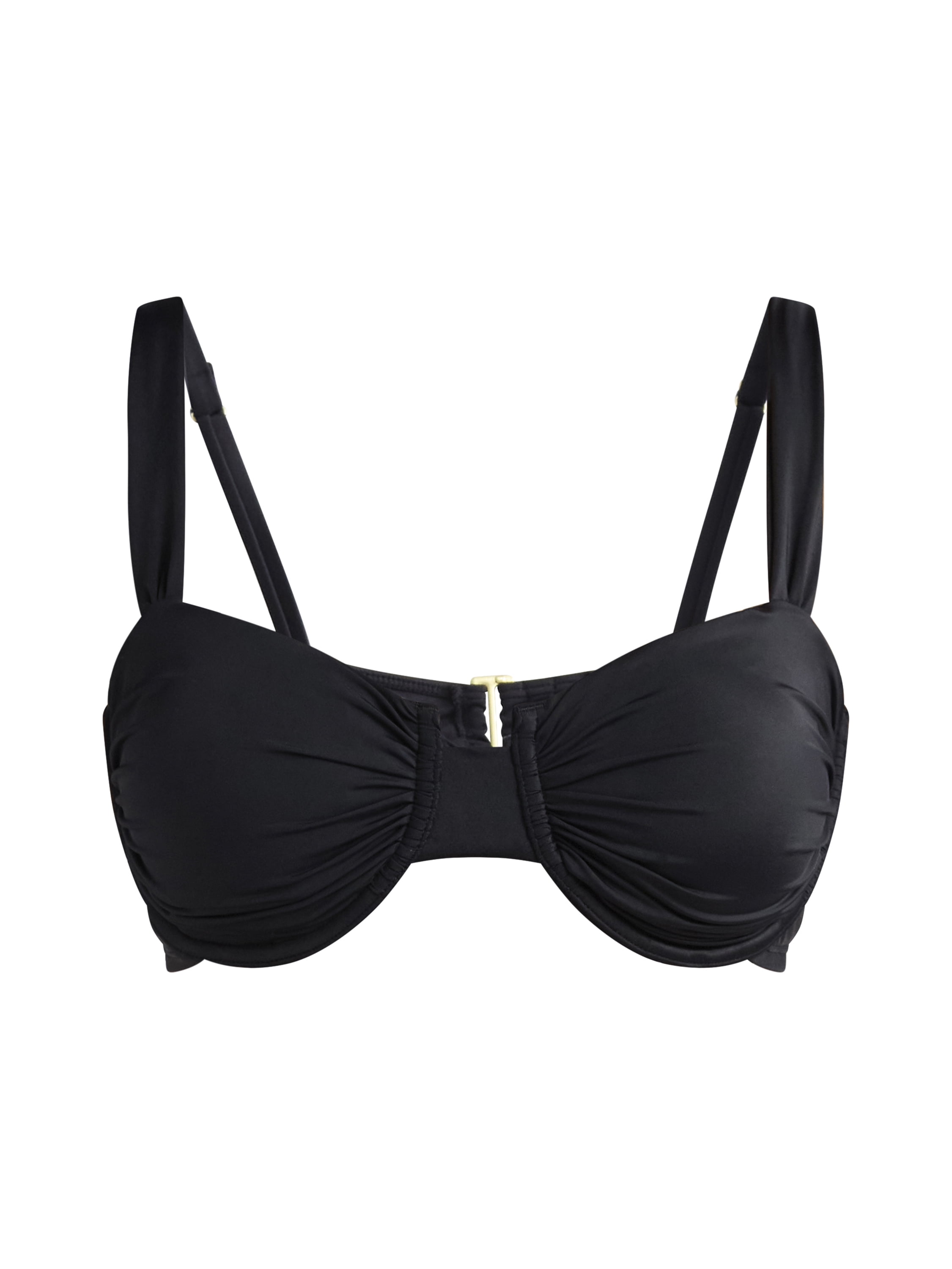 Sofia by Sofia Vergara Women's Shirred Balconette Underwire Swim Top, Sizes XS-XL
