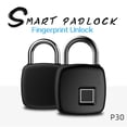thumbnail image 4 of OKBY Candado Inteligente sin Llave Candado con Huella Digital P30 Candado Recargable Inteligente sin Llave USB Candado biométrico con Huella Digital Seguridad antirrobo, 4 of 5