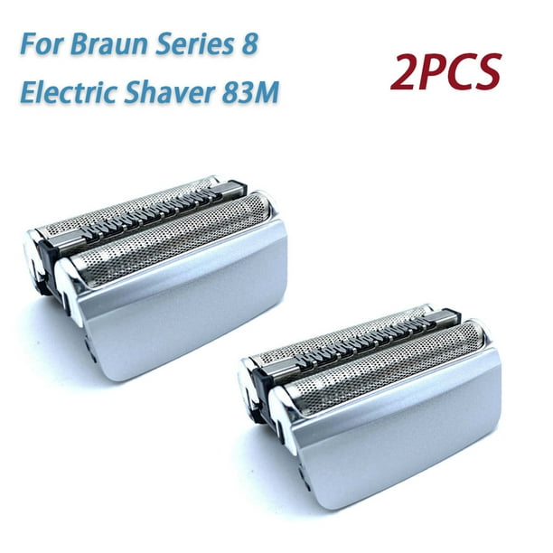 2x For Braun 83M Series 8 Electric Shaver Replacement Head Foil and Cutter  Cassette 8370Cc, 8340S, 8350S, 8390CC 