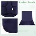 thumbnail image 3 of Dog Calming Vest M Size, Dark Blue Calming Comfort Thunder Jacket, Two-Way High Collar & Reflective Strip Design, Chest 17.7-21.3 in / 45-54 cm, 3 of 5