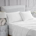 thumbnail image 5 of Purity Home 4-Piece 100% Cotton Percale Bedsheet Set, Full Arctic White – 400 Thread Count, Cool & Crisp, Breathable, Deep Pocket, 5 of 14