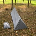 thumbnail image 6 of Ultralight Camping Tent Water 1 Person Shelter Survival easy for Mountaineering Beach Fishing Backpacking Hiking , Gray, 6 of 10