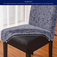 thumbnail image 3 of Subrtex Housses de Chaise de Salle à Manger Jacquard Damassé Lavable, 3 of 6