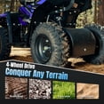 thumbnail image 5 of 40 cc Trail Blazer Ride-On Buggy,4 Stroke Dual-Speed Off-road 4-Wheeler, Key-Lock Safe & 10-15mph, Front & Rear Shocks and Knobby Tires for Grass, Dirt and Gravel,BLUE, 5 of 9