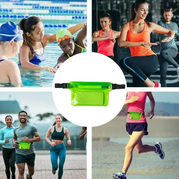 Bolsa de Natación Impermeable de PVC, Bolsa de Hombro para Buceo, Deriva, Esquí, Riñonera, Bolsas Subacuáticas para Teléfono Móvil, para Playa B