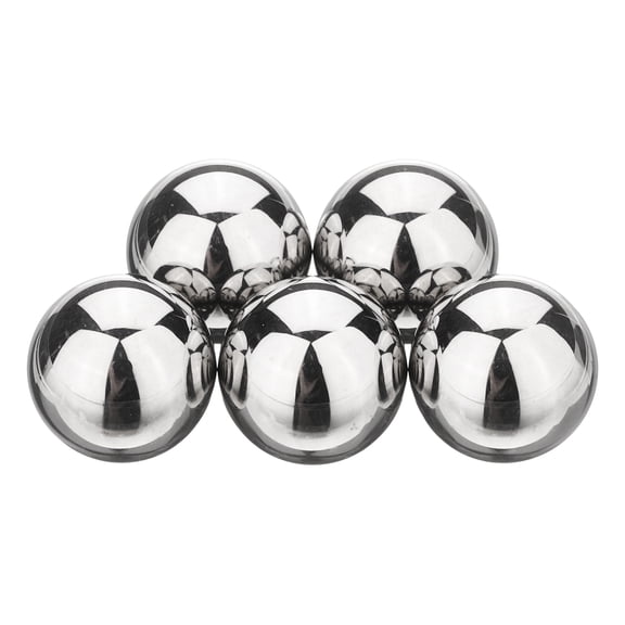 5Pack 1/2" Bearing Balls, 440C Stainless Steel, G10 Precision Balls for Bearings Bicycles Casters Automotive Part and DIY, (Mirror Polished)