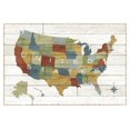 thumbnail image 1 of Barnboard Map WORKING -Paper Art-20"x14", 1 of 1