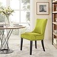 thumbnail image 2 of Modern Contemporary Urban Design Kitchen Room Dining Chair, Green, Fabric, 2 of 4