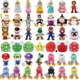 thumbnail image 5 of Mario Bros Plush Toys Luigi Yoshi Princess Peach Toadette Bowser JR Waluigi Wario Anime Stuffed Cartoon Peluche Dolls, 5 of 5