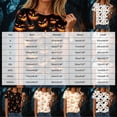 thumbnail image 4 of NOLDARES Halloween Shirts for Women Funny Halloween Ghost Tshirts Fall Spooky Pumpkin Gift Top(Light Yellow,M), 4 of 9