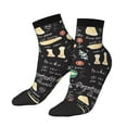 thumbnail image 3 of Salouo Vegetable Quiche Pattern Unisex Middle Tube Socks,Middle-Finger Knee High Socks Over The Calf Tube Stocking Crew Stockings for Women and Men Tube Socks, 3 of 8