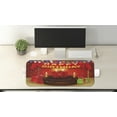 thumbnail image 2 of 13th Birthday Computer Mouse Pad, Creamy Chocolate Cake with Candlesticks Presents and Ribbons Theme, Rectangle Non-Slip Rubber Mousepad Large, 31" x 12" Gaming Size, Multicolor, by Ambesonne, 2 of 2