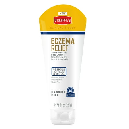 O'Keeffe's Eczema Body Cream, 8oz Tube, 48 Hour Itch Relief