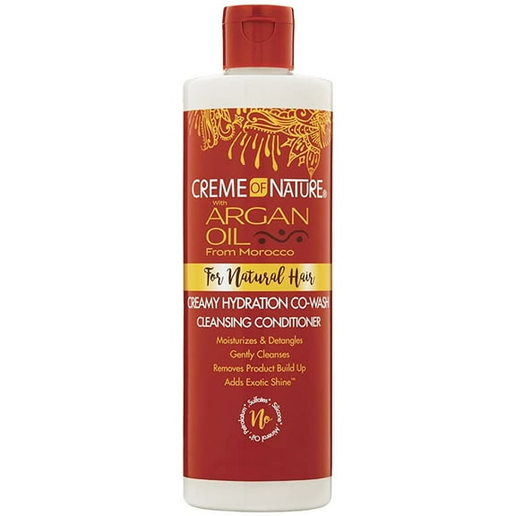 Creme Of Nature Argan Curls Pure Licious Co Wash Cleaning Conditioner, 12 Oz.