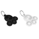 thumbnail image 1 of Paquete de 2 soportes Airtag compatibles con Apple Air Tag Case collar de silicona para mascotas, perros, gatos y niños Pop Bubble Fidget juguetes sensoriales antiarañazos (blanco y negro) Rojo Verde MX-0127070FYD, 1 of 5