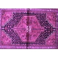 thumbnail image 1 of Ahgly Company Indoor Rectangle Persian Purple Traditional Area Rugs, 8' x 12', 1 of 4