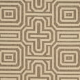 thumbnail image 4 of SAFAVIEH Courtyard Holly Geometric Indoor/Outdoor Area Rug, Natural/Brown, 6'7" x 6'7" Square, 4 of 5