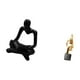 thumbnail image 5 of Figura del pensador abstracto,Estatua de Pensador Abstracto,Arte,Decoración para el Hogar,Figura humana decorativa para estantería de oficina coleccionable,Estatua de arte abstracto,Estatua, 5 of 8
