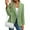 Green, variant on Women’s Double Breasted Blazer Long Sleeve Notched Lapel Tailored Fit Office Suit Jacket with Button Details Red M