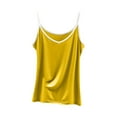 thumbnail image 2 of Tank Tops for Women Sleeveless V-Neck Color Blocked Pullover Camisoles Yellow XXL, 2 of 3