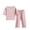 Pink, variant on QNANSPI Girls Clothes, 2 Piece Outfits Fashion, Big Girls 0-13 Years Spring Summer Solid Color Ice Silk Crew Neck Short Sleeve T Shirt and Elastic Waist Long Pants Set