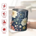 thumbnail image 5 of 12oz Coffee Tumblers Pioneer Flower Stainless Steel Vacuum Insulated Travel Tumbler Coffee Cups Mug with Lid and Straw with Cleaning Brush for Cold & Hot Drinks, 5 of 5
