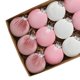 thumbnail image 4 of Adornos de Bolas de Navidad BLESIY 15 Piezas Decoración Navideña de Felpa Conjunto Rosa, 4 of 5