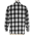 thumbnail image 4 of Titcea Flannel Shirt for Men, Button Down Long Sleeve Lapel Plaid Shirts Fall Fashion Loose Casual Cowboy Shirt S-4XL, 4 of 6