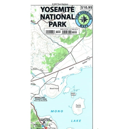 Tom harrison maps: yosemite national park recreation map (other):