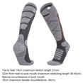 thumbnail image 2 of Calcetines calefactores eléctricos, calentador de pies de invierno para nieve, Camping, senderismo, esquí, 5 pares, gris, 2 of 6