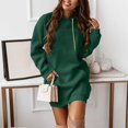 thumbnail image 2 of Vedolay Hoodless Sweatshirts for Women Fashion 2023 Tie Dye Pullover Sweatshirts Zip up Hoodie Y2k Green,M, 2 of 5