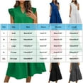 thumbnail image 3 of Women V Neck Spandex Brunch Dresses for Teen Girls Sleeveless Cap Sleeve Long Pleated Cami Tank Plain High Low Midi Knee High Fall Summer 2025 Clothing, 3 of 7
